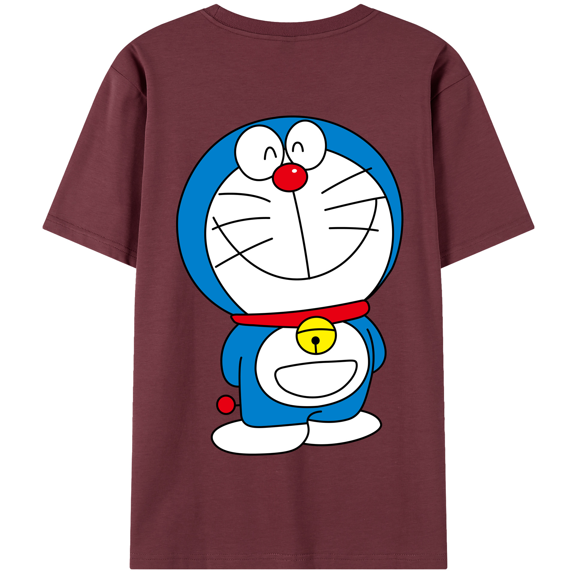 （画像用） ドラえもん Doraemon 綿100％半袖Tシャツ（背面プリント）